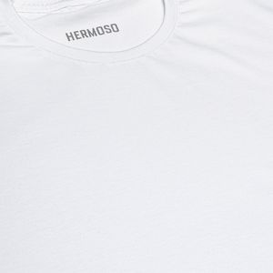 Camiseta Básica Meia Malha Branco
