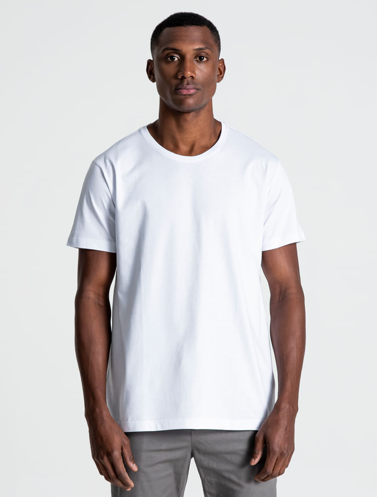 Camiseta Básica Pima Branca