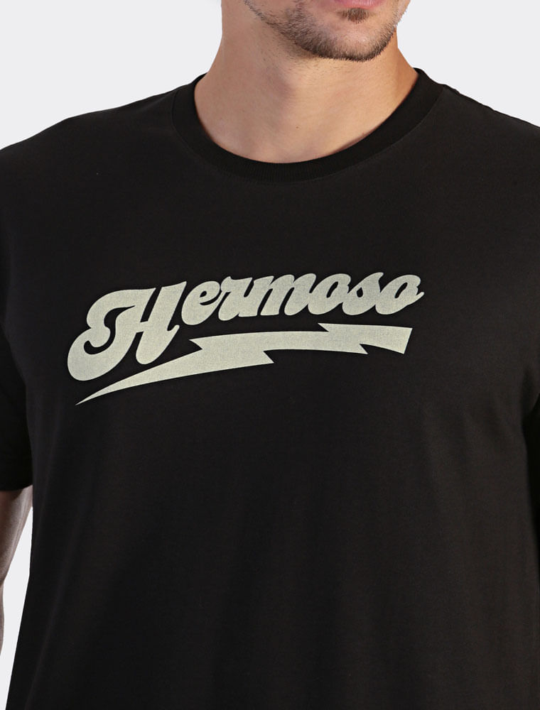 Camiseta Hermoso Flash Preta