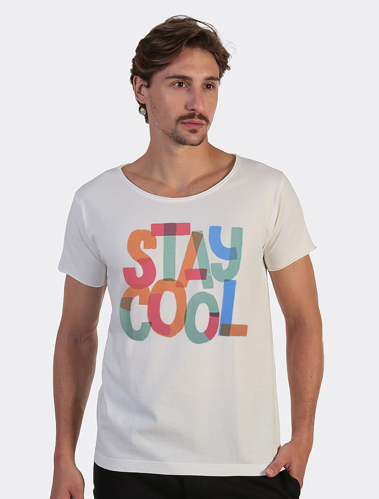 Camiseta Stay Cool Off-white