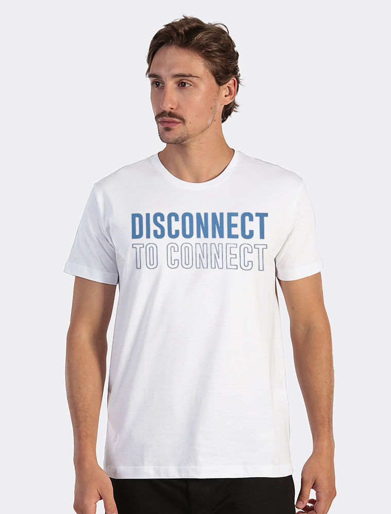Camiseta Disconnect Branca