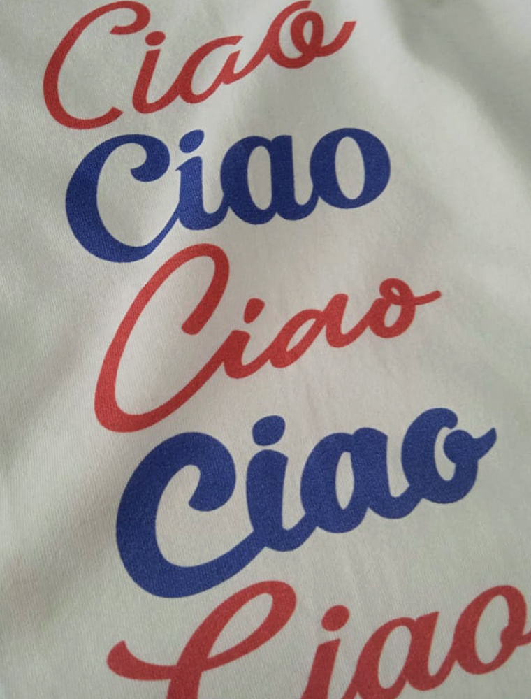 Camiseta Ciao Off-white