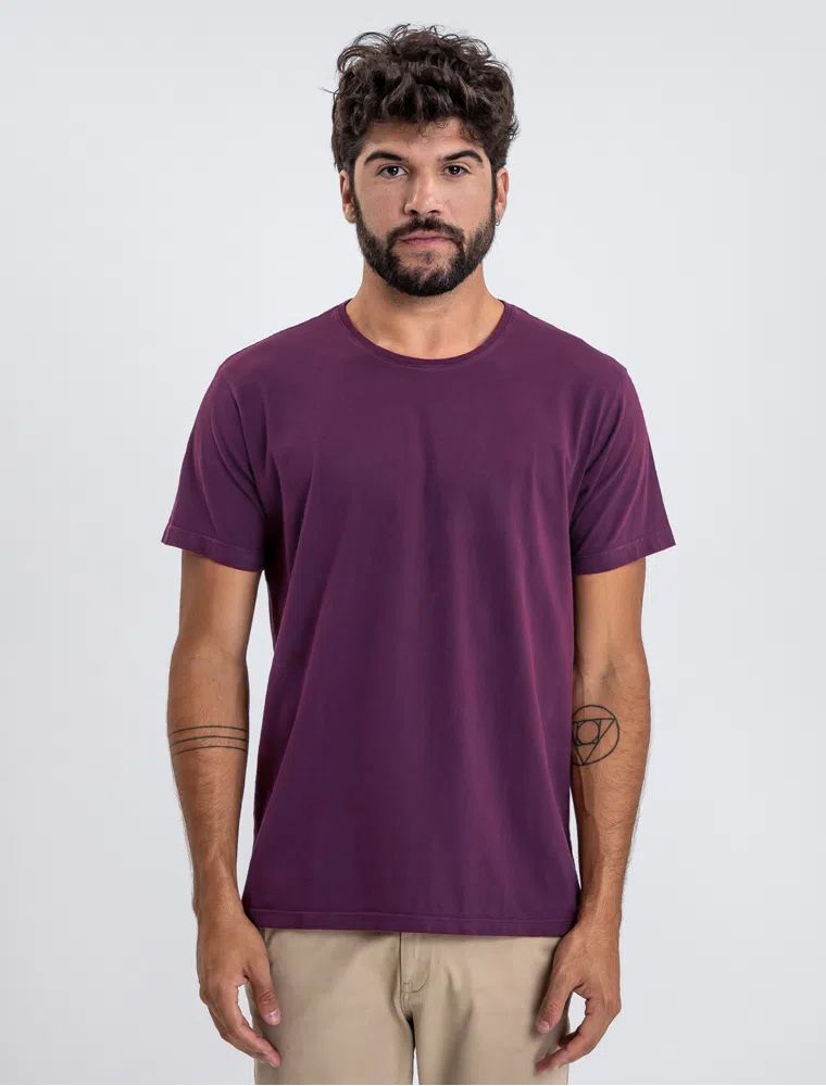 Camiseta Básica Roxa